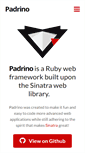Mobile Screenshot of padrinorb.com